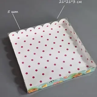 Набор коробок Box.kz кп43 ананас 21х21х3см 5шт 