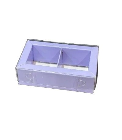 Коробка Box.kz  2 ячейки 10х6х3 см 10 шт лаванда 