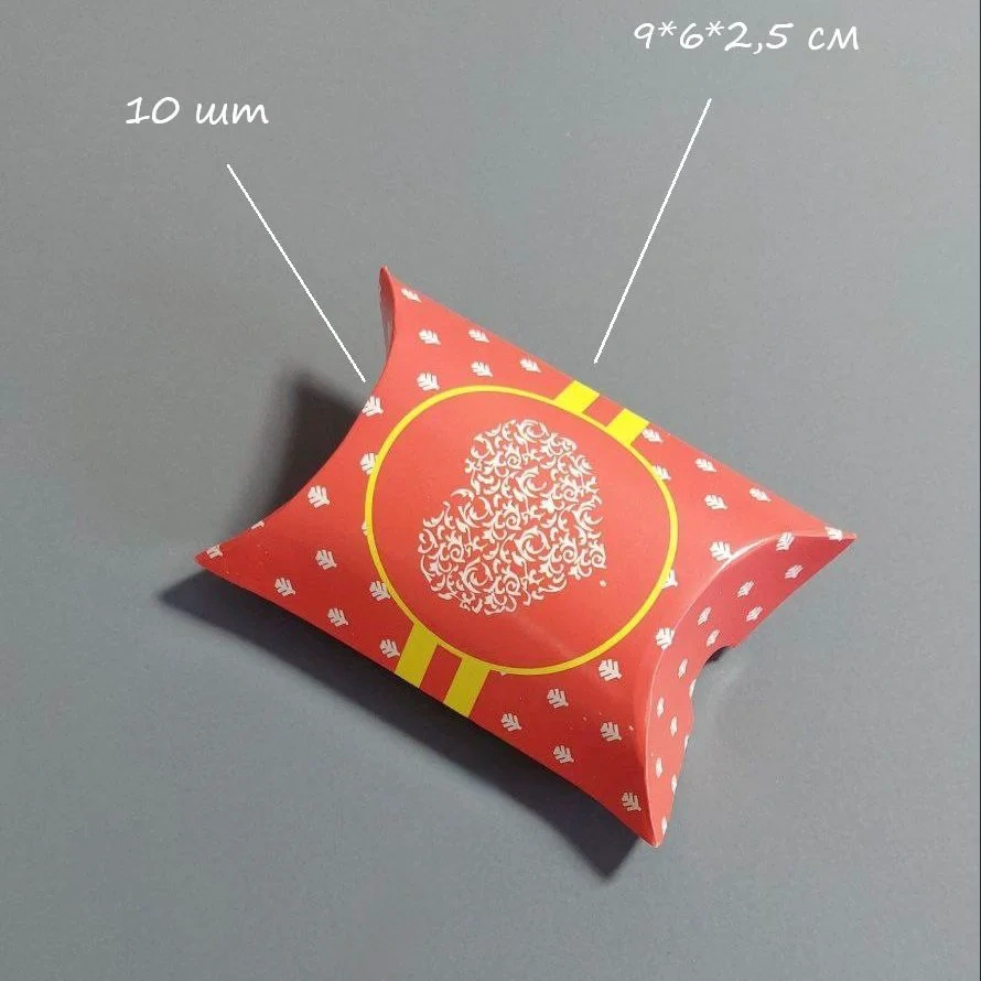 Коробка Box.kz Сердце 9х6х2,5 см 10 шт  - фото 2