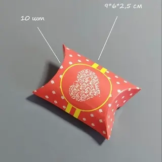 Коробка Box.kz Сердце 9х6х2,5 см 10 шт  - фото 2