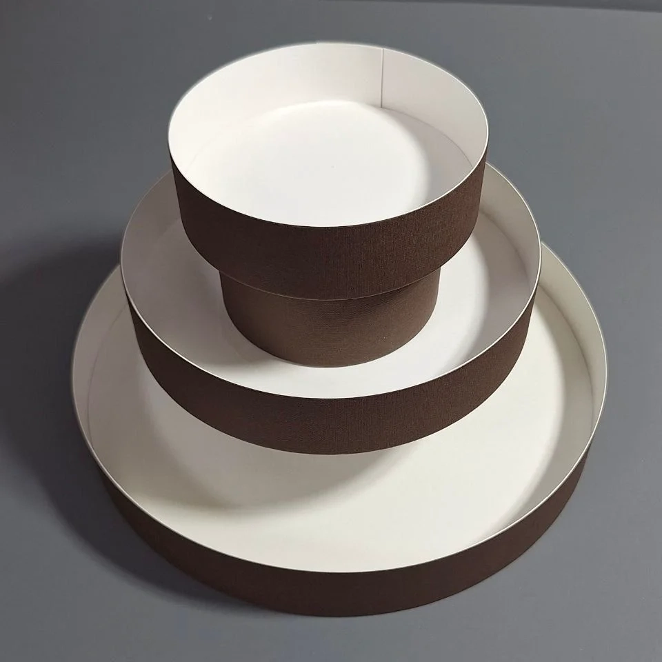 Коробка Box.kz аква-тубус 3 яруса 25х25 см коричневая  - фото 3