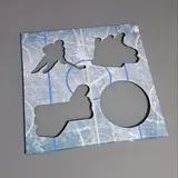 Коробка Box.kz к342 хоккей 22х22х2см  - фото 3