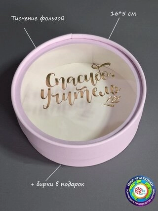 Коробка Fortress box 1 шт, 16х16х5 см 