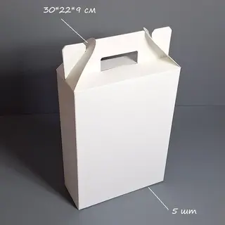 Коробка Box.kz 30х22х9 см 5 шт белая 