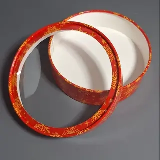 Коробка Box.kz Новогодняя 21x5см красная 