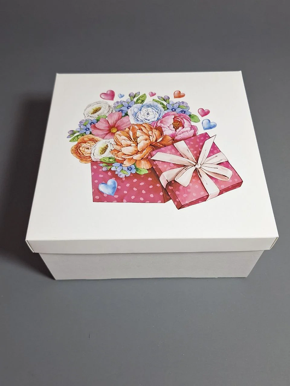 Коробка Fortress box КГ152 Подарок 20х20х10см  - фото 3