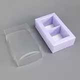 Коробка Box.kz на 2 ячейки 20 шт фиолетовые  - фото 6