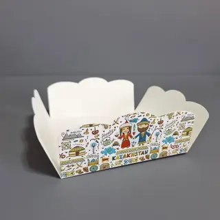 Коробка Box.kz с подложкой Казахстан 