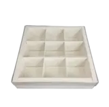 Коробка Box.kz КП180 9 ячеек 5 шт белая 