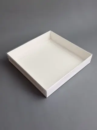 Коробка Box.kz 22х22х4см 5шт белая 