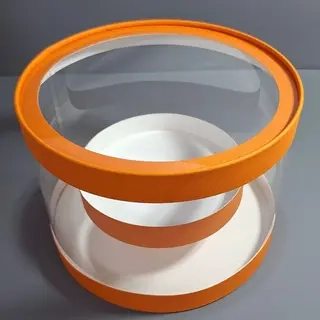 Коробка Box.kz аква-тубус 20х30 см оранжевая 