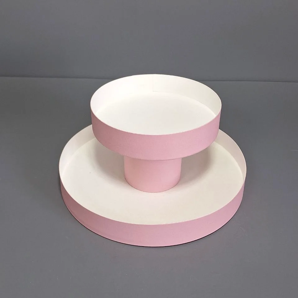 Коробка Box.kz аква-тубус 22х25 см 1 ярус розовая  - фото 2