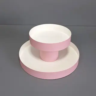 Коробка Box.kz аква-тубус 22х25 см 1 ярус розовая  - фото 2