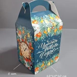 Коробка Box.kz к34 Чудесного нового года 5 шт 