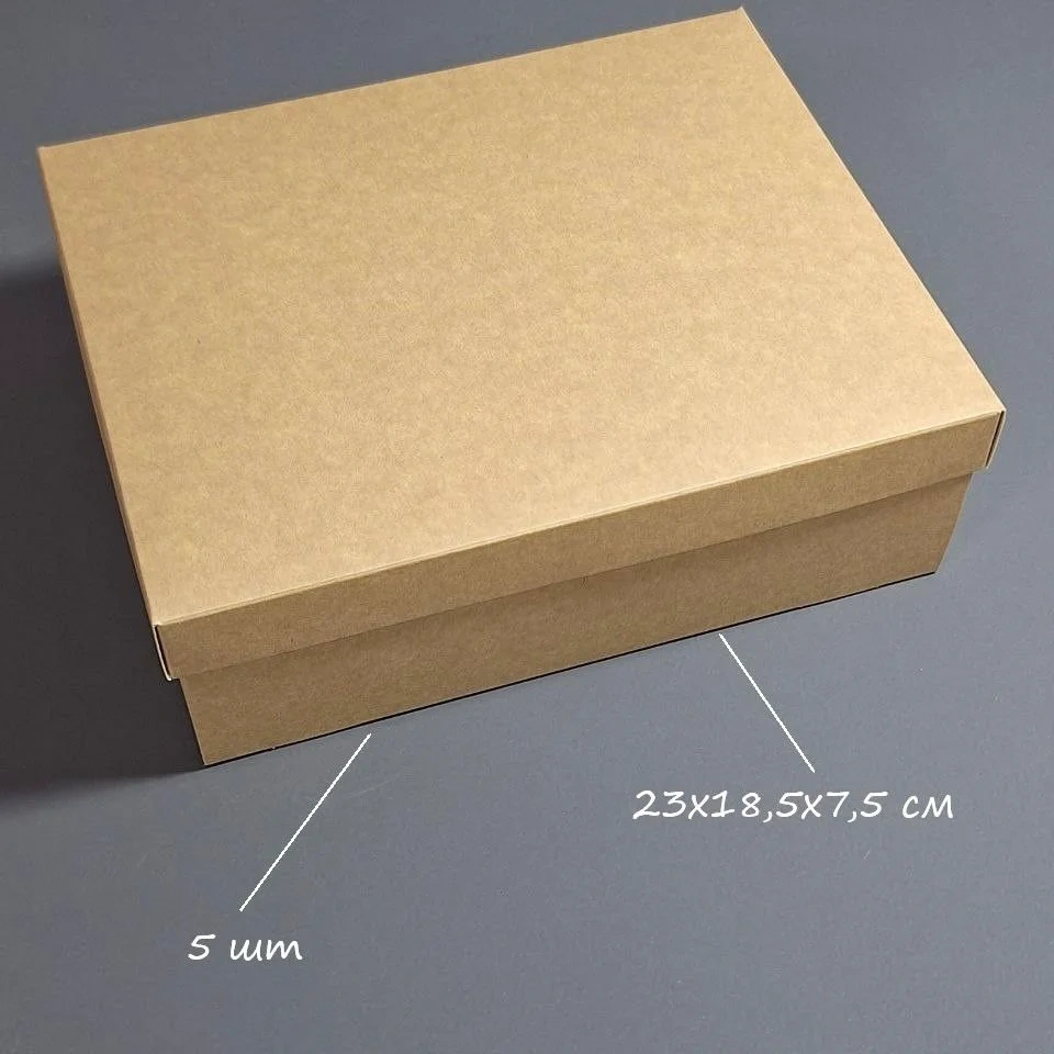 Коробка Box.kz Крафт 23х18,5х7,5 см 5 шт  - фото 2