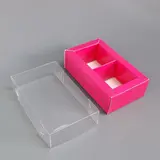 Коробки Box.kz на 2 ячейки 200 шт розовые  - фото 2