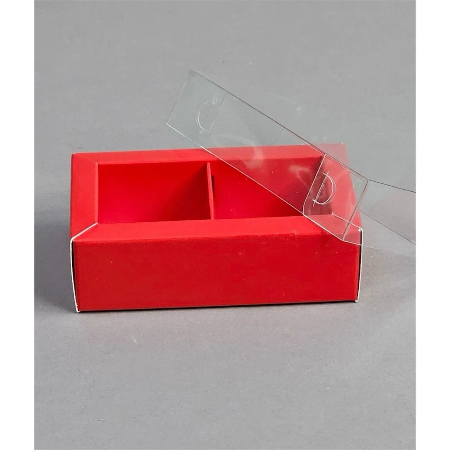 Коробка Box.kz 2 ячейки 10х6х3 см 10 шт красная  - фото 3