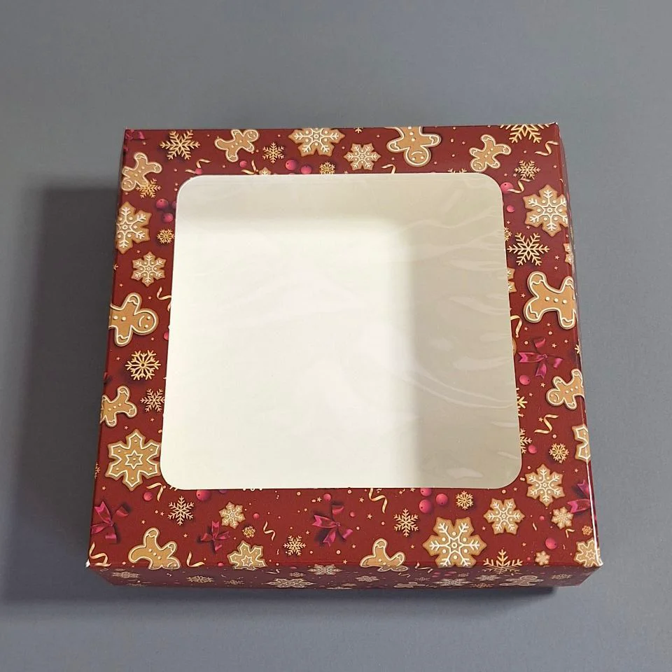 Коробка Box.kz НГ 5 шт красная 