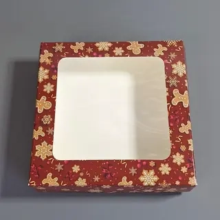 Коробка Box.kz НГ 5 шт красная 