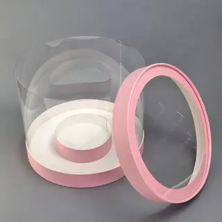 Коробка Box.kz аква-тубус 25х20см розовая  - фото 2