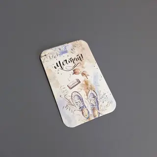 Подарочная упаковка Box.kz комплект коробка бирка лента  - фото 3