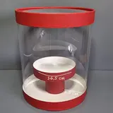 Коробка Box.kz аква-тубус 1 ярус красный 