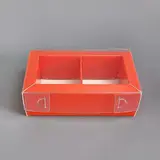 Коробки Box.kz на 2 ячейки 200 шт красные 