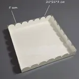 Коробка Box.kz 21х21х3 см 5 шт белая  - фото 2