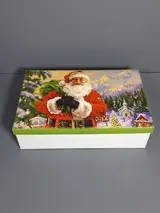 Коробка Fortress box К46 дед мороз 37х24х10см  - фото 2