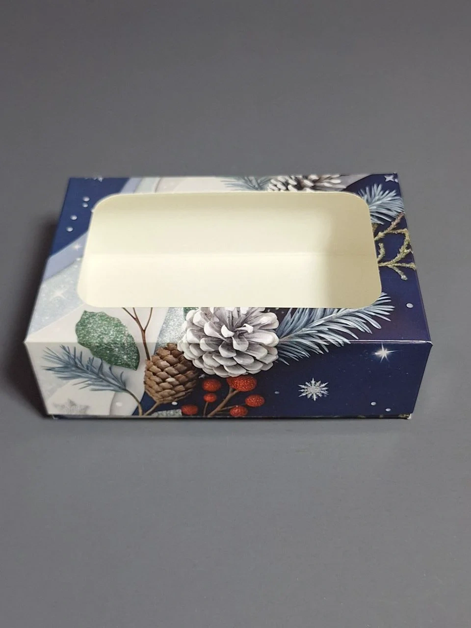 Коробка Fortress box КО45 Новый год 15х10х5см шишки  - фото 2