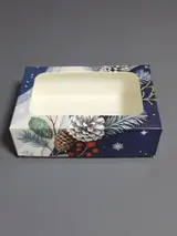 Коробка Fortress box КО45 Новый год 15х10х5см шишки  - фото 2