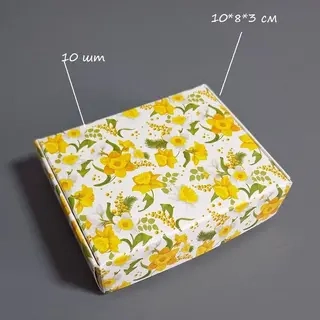 Коробка Box.kz Цветок 10х8х3 см 10 шт 