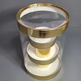 Коробка Box.kz акватубус 3 яруса 30х21см золотистая  - фото 3