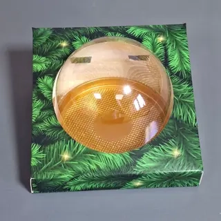 Коробка Box.kz зеленые ветки 12x12x6см 5шт  - фото 2