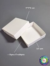 Набор коробок Fortress box 10 шт, 9х9х3 см 