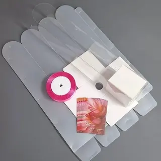 Коробка для цветка Box.kz 5 шт розовая  - фото 2