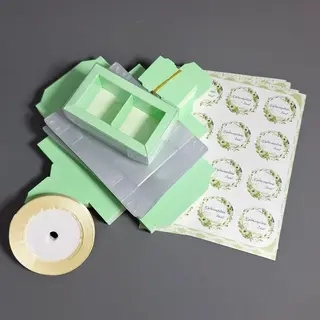 Коробка Box.kz 10х60х30 см 50 шт зеленая  - фото 4