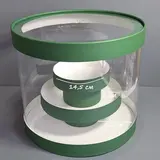 Коробка Box.kz аква-тубус 25х30 см зеленая 