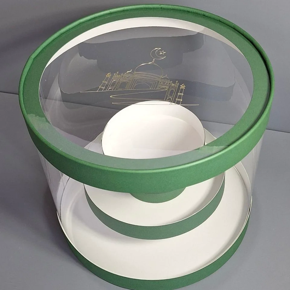 Коробка Box.kz аква-тубус 25х30 см зеленая  - фото 2