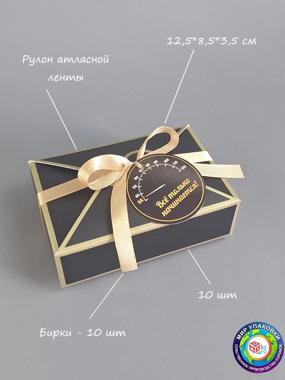 Набор коробок Fortress box 10 шт, 12.5х8.5х3.5 см 