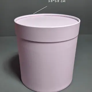 Коробка-тубус Box.kz 18x18см фиолетовая 
