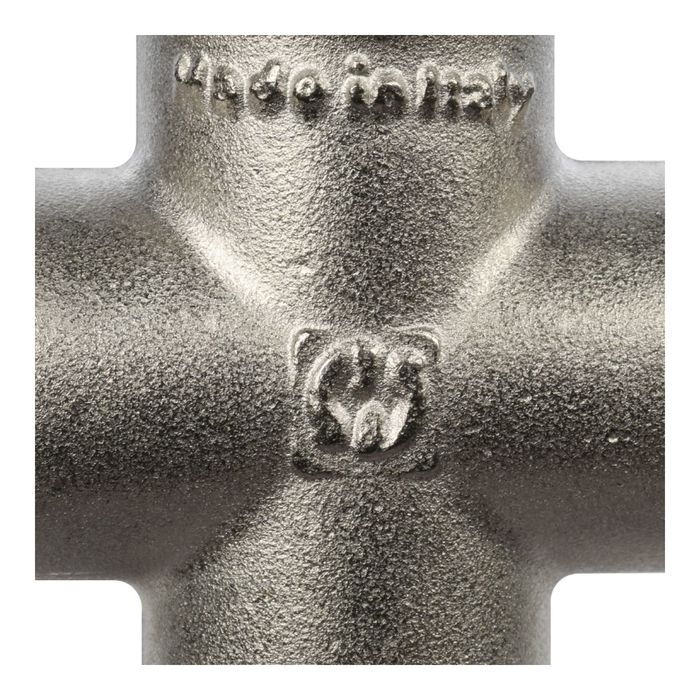 Крестовина STOUT, никелированная, внутренняя/внутренняя резьба 3/4", SFT-0031-000034 