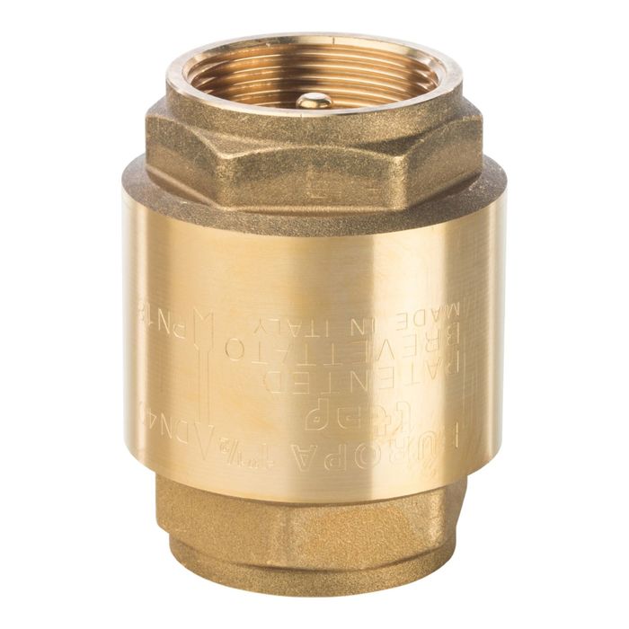 Обратный клапан STOUT, 1"1/2, пружинный, муфтовый, с металлическим седлом, SVC-0001-000040 