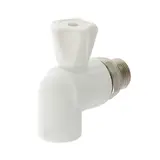 Кран шаровой для радиатора VALFEX, полипропиленовый, угловой, d=25 мм х 3/4" 