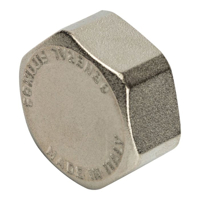 Заглушка STOUT, никелированная, наружная резьба 3/4", SFT-0027-000034 