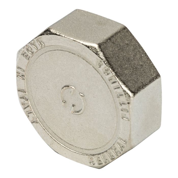 Заглушка STOUT, никелированная, наружная резьба 1"1/2, SFT-0027-000112 
