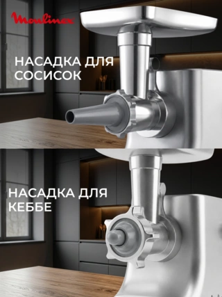 Мясорубка Moulinex HV10 ME856D32 - фото 6