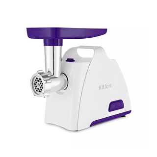 Мясорубка Kitfort КТ-2112-1 бело-синяя КТ-2112-1