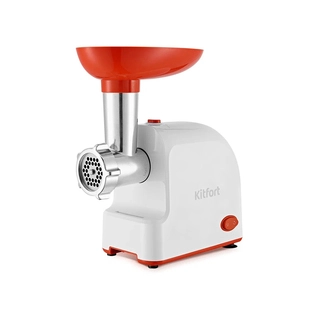 Мясорубка Kitfort КТ-2113-3 бело-красная КТ-2113-3