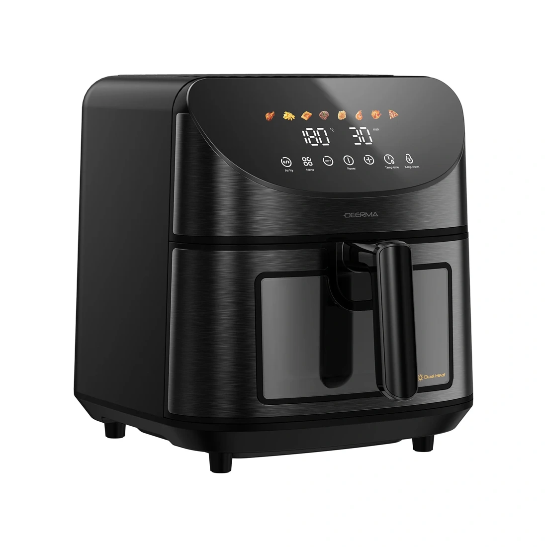 Аэрофритюрница Deerma Air Fryer DEM-KZ150W Черный  - фото 2